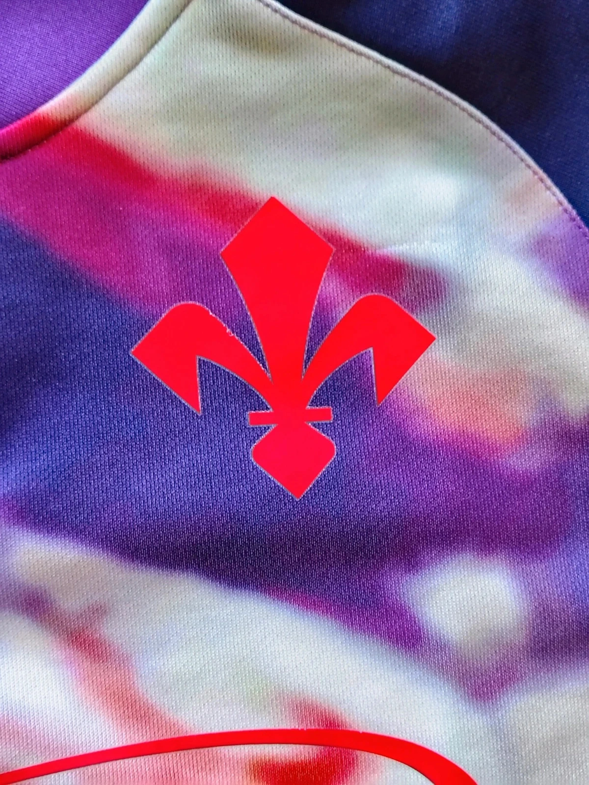 Men football shirt Kappa original Fiorentina training sweatshirt Fiesole – photo 2